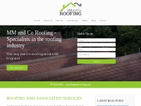 Roofing and associated services | MM and Co Roofing