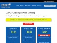 Services   Pricing - Mobile Car Detailing - Dirt Busters