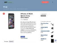 iPhone 6 16GB Space Grey Unlocked - Mobile Repair Factory