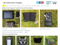 Mobile Solar Phone Chargers and Power Banks