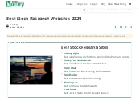 Best Stock Research Websites 2024   Modest Money