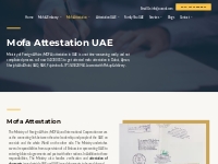 Mofa Attestation UAE   Mofa Attestation Service Within 24hrs