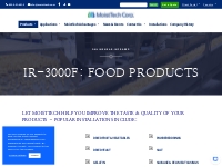 IR3000F On-line: Food Products | Moist Tech