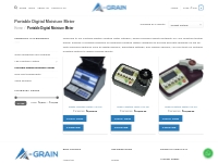Portable Digital Moisture Meter   A-Grain