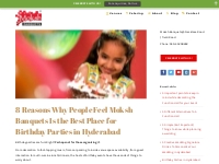 8 Reasons to Prove Moksh Banquets is the Best Place for Birthday Parti