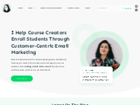 Homepage - Monica Badiu - Email Copywriter