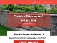       Retaining Wall | Retaining Wall Company | Montclair CA