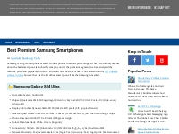  Best Premium Samsung Smartphones