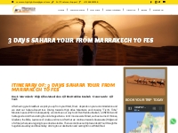 luxury 3 Days Sahara tour from Marrakech to Fes