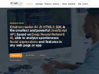 Emotion AI JS HTML5 SDK (JS API) | Face Emotion AI Analysis | MorphCas