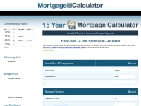 15 Year Mortgage Calculator: Calculate Local 15-YR Home Loan Refi Paym