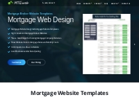 Mortgage Website Templates - Live Rate Quoting Available