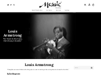 Louis Armstrong: Expert insights of the artist   albums - Mosaic Recor