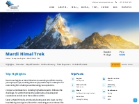 Mardi Himal Trek | Mardi Himal Trek Package | Itinerary | Cost