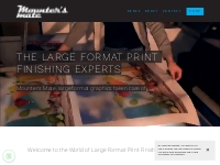Mounter s Mate : Wide Format Print Finishing Equipment