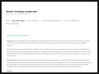 Mouse Training Terms and Conditions - Mouse Training London Ltd