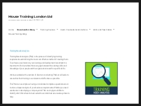 Training Needs Analysis - Mouse Training London Ltd