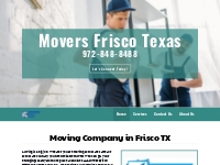Movers Frisco Texas - Moving Company in Frisco TX
