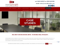 Moving Designs Limited - Movable Wall Case Studies and Examples of Our
