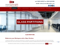 Glass Partitions   Frameless Glass Partitions - Moving Designs Ltd