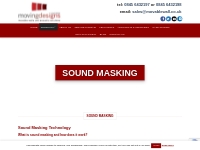 Sound Masking Products - Moving Designs Limited