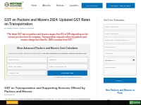 GST on Packers and Movers: 5%, 12% or 18%? Latest Updates in 2024
