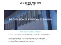 Window cleaning Melbourne, security screen cleaning - MELBOURNE PRESSU