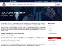 ISO 21001 Consultancy Services | Top ISO Consultants - MSCi