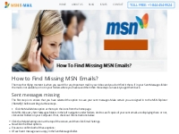 How to Find Missing MSN Emails