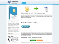 Convert Outlook PST to RTF | PST to RTF Conversion