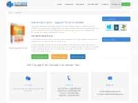 Online Support   Outlook Conversion Tool