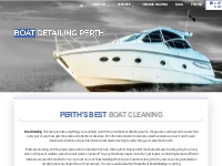 Boat Detailing Perth | Mobile Boat Cleaning   Polishing