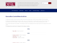 Executive Committee Archive - MTC