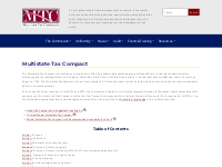 Multistate Tax Compact - MTC