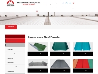 Screw Less Roof Panels - Multicolor® Steels