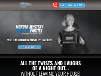 Virtual Murder Mystery Parties | The Murder Mystery Co.