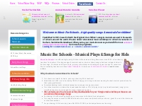 Music For Schools - Songs, Plays and Musicals - FREE to perform for UK