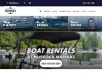 Muskoka Marinas - New   Used Boat Sales, Service, Storage, and Parts w