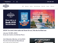 Toronto International Boat Show | Muskoka Marinas | Utterson Ontario