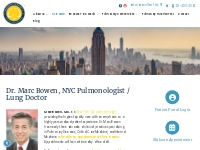 Marc X. Bowen | Pulmonologist NYC | MXBowen, Physician P.C.