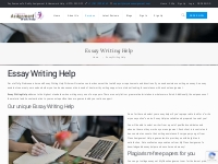 Essay Writing Help - Essay Writing Services For $11 Per Page