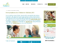 Child Immunizations in Kirkland, WA | (425) 215-1933