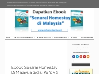  Ebook Senarai Homestay di Malaysia (Edisi Ke 3) V2 | Carian Homestay 