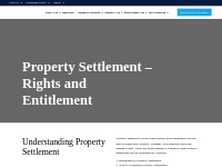 Property Division   Property Settlement - My Legal Crunch Lawyers