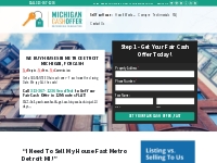 Sell My House Fast Metro Detroit MI - We Buy Houses Michigan