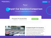 Compare Import Car Insurance Quotes | Go   Compare UK