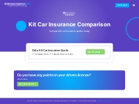 Compare Cheap Kit Car Insurance Quotes - Compare 110 Brokers