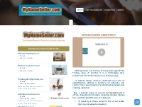 MyNameSeller.com -Premium Domain Names Seller - MyNameSeller - Premium