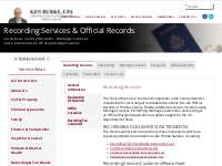  	Recording Services