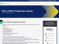 Myprepway s IPM   IPMAT Exam Preparation Books Crack IPM   IPMAT